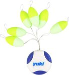 Yuki Oval Pop-Up Bead w/ Stopper 14mm x 7mm 6pc